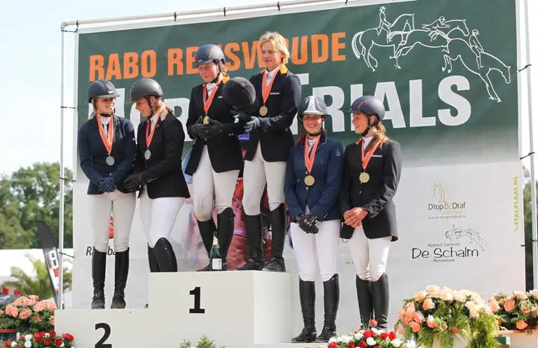 Medaillewinnaars junioren en young riders NK eventing