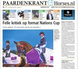 Deze week … Felle kritiek op format Nations Cup featured image