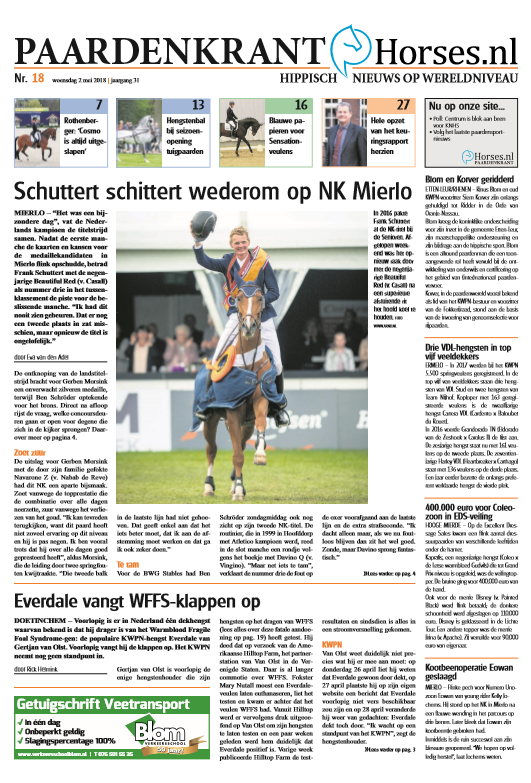 Paardenkrant 18 – 2018 featured image