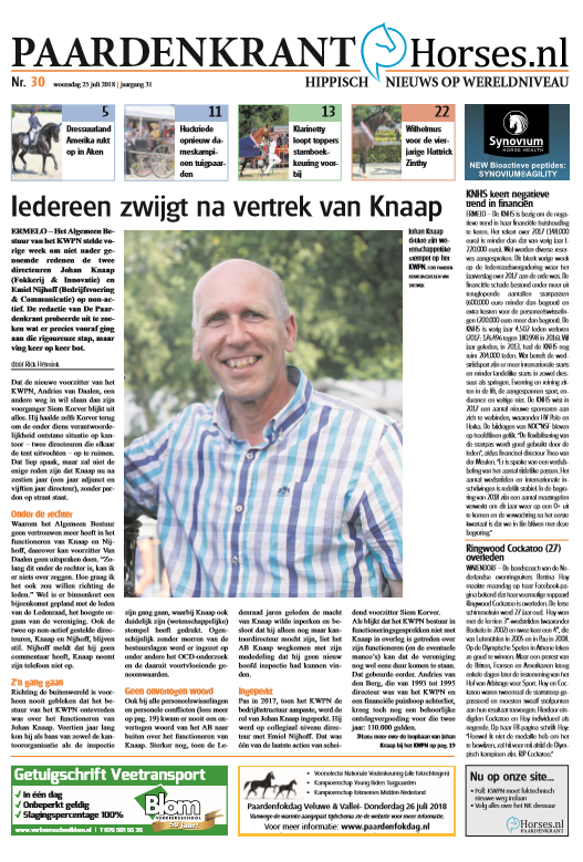 Paardenkrant 30 – 2018 featured image