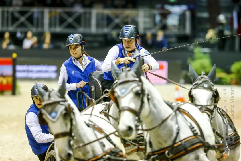 Nederlandse vierspanrijders goed uit de startblokken featured image