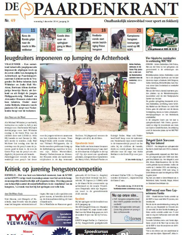 De Paardenkrant 49 - 2014 digitaal