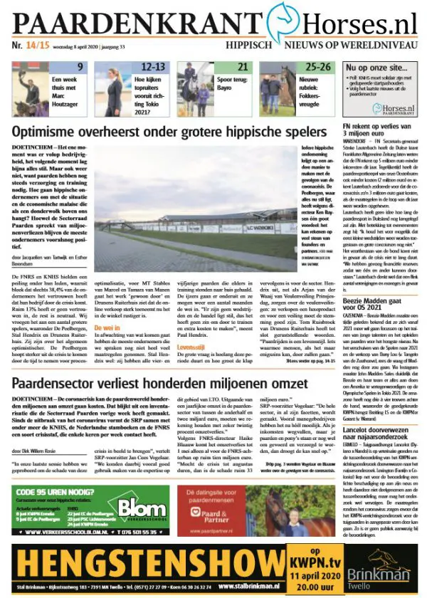 De Paardenkrant 14/15 – 2020 digitaal