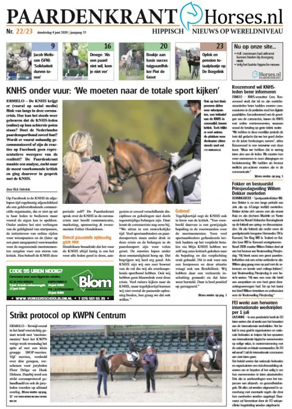 De Paardenkrant 22/23 – 2020 digitaal