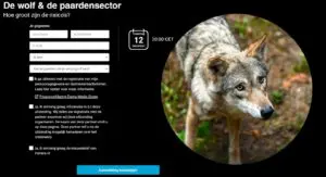 Webinar "de wolf en de paardensector"