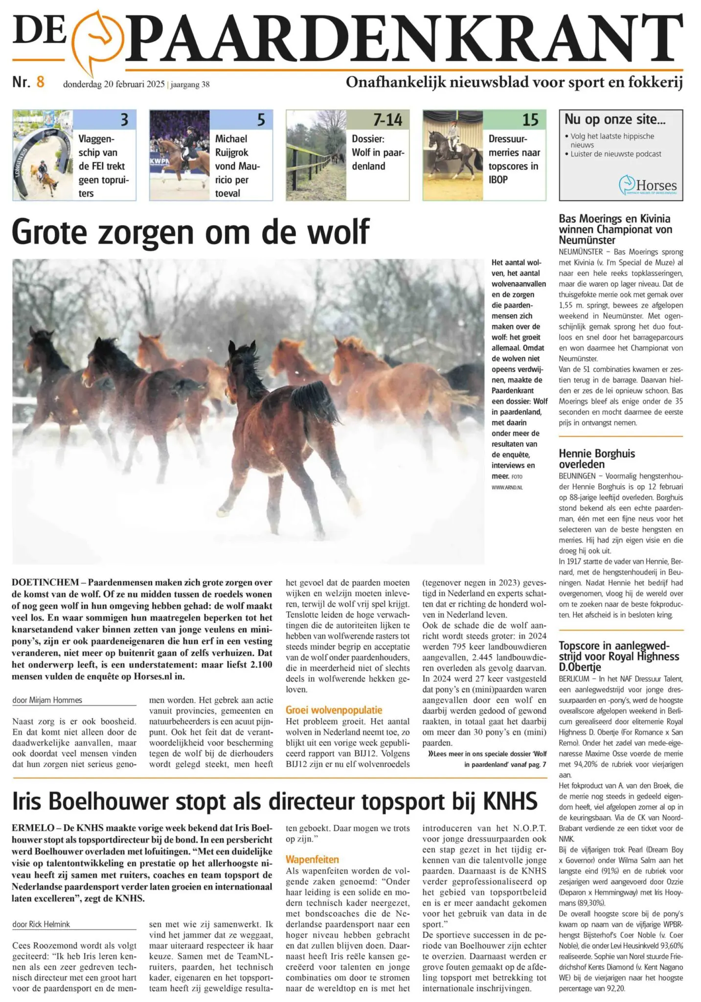 De Paardenkrant 8 – 2025 print