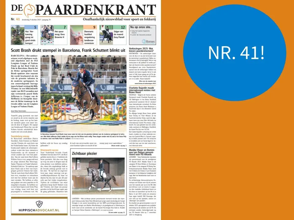 Deze week… Finale LLN, start NRPS verrichtingsonderzoek en vooruitblik Boekelo featured image