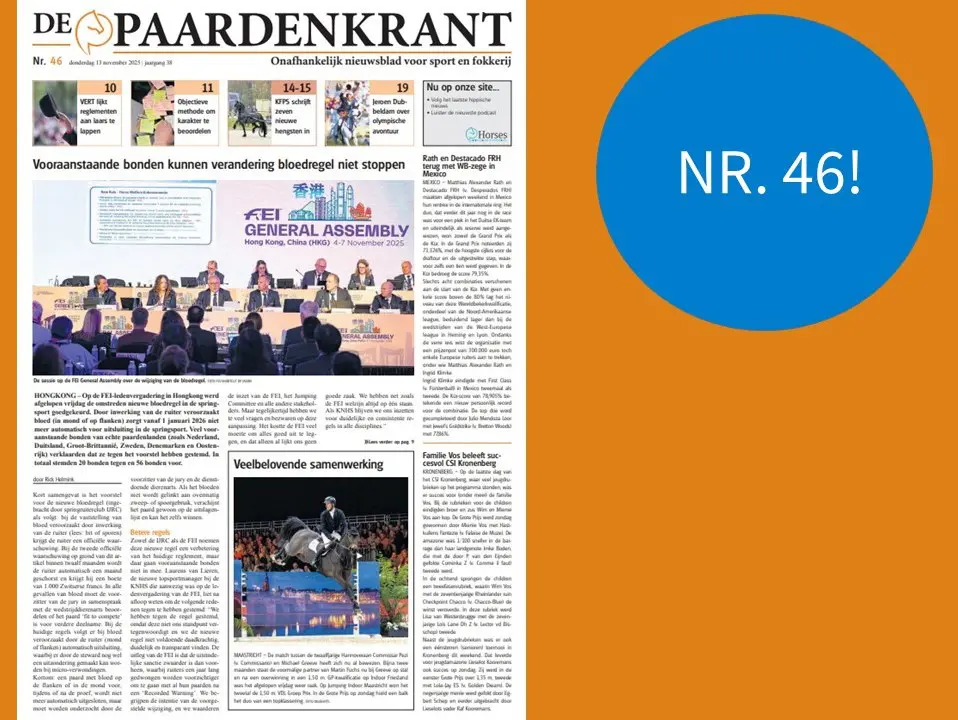 Deze week… Vooraanstaande bonden kunnen verandering bloedregel niet tegenhouden featured image