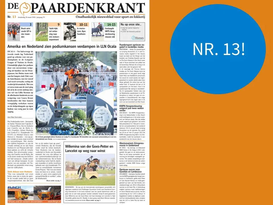 Deze week… In Memoriam Kyra Swelheim, gekke wendingen LLN Ocala en NRPS HK featured image