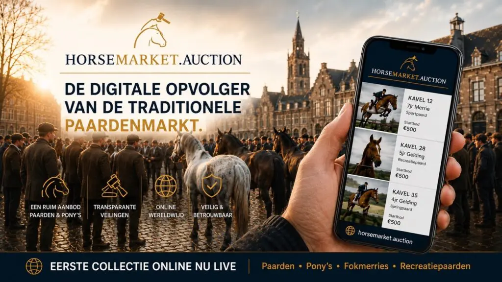 HorseMarket.auction, de traditionele paardenmarkt nu online featured image