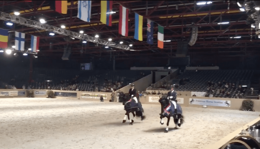 Thirsa fan Jentsjes Pleat en Tjeerd van Diphoorn winnaars Friesian Talent Cup - Horses.nl