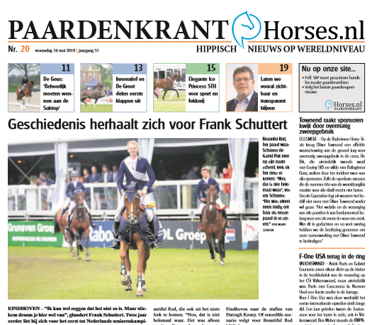 Deze week… Geschiedenis herhaalt zich voor Frank Schuttert featured image