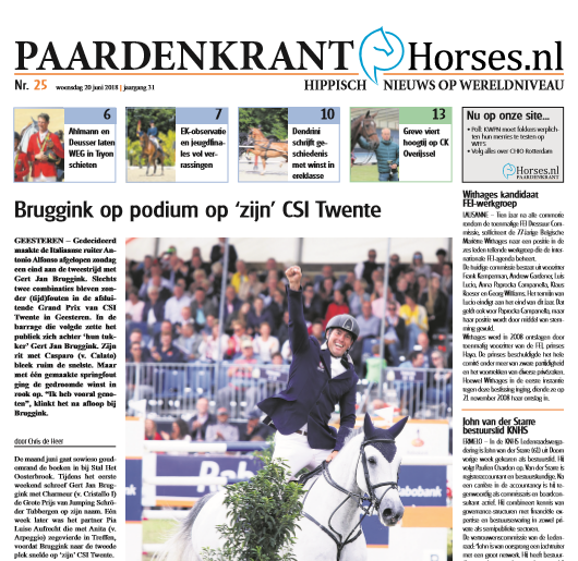 Deze week… Bruggink op podium op ‘zijn’ CSI Twente featured image