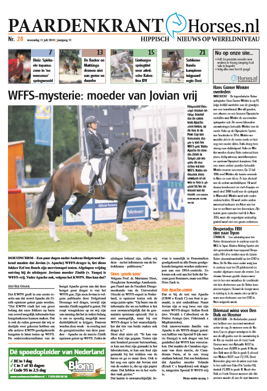 Paardenkrant 28 – 2018 featured image