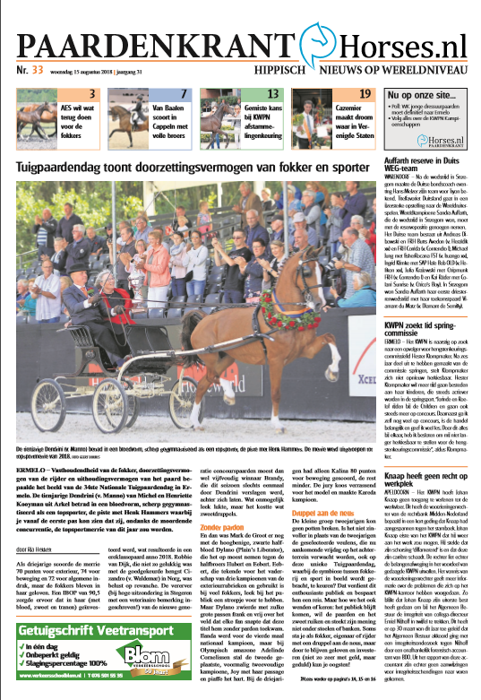 Paardenkrant 33 – 2018 featured image
