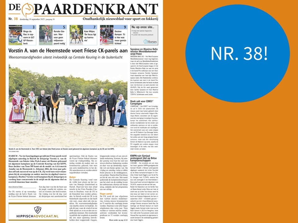 Deze week… Alles over de Centrale Keuring van het KFPS featured image